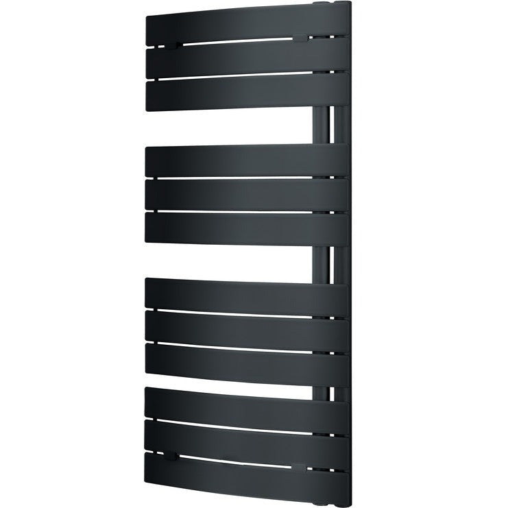 Nokou Curved Panel Ladder Radiator (550x1080x49mm)-Heating-DIRA206-Anthracite-