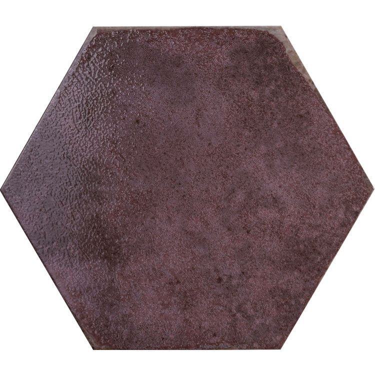 Original Style Tileworks Oken Hexagon Garnet Tile 20x30cm