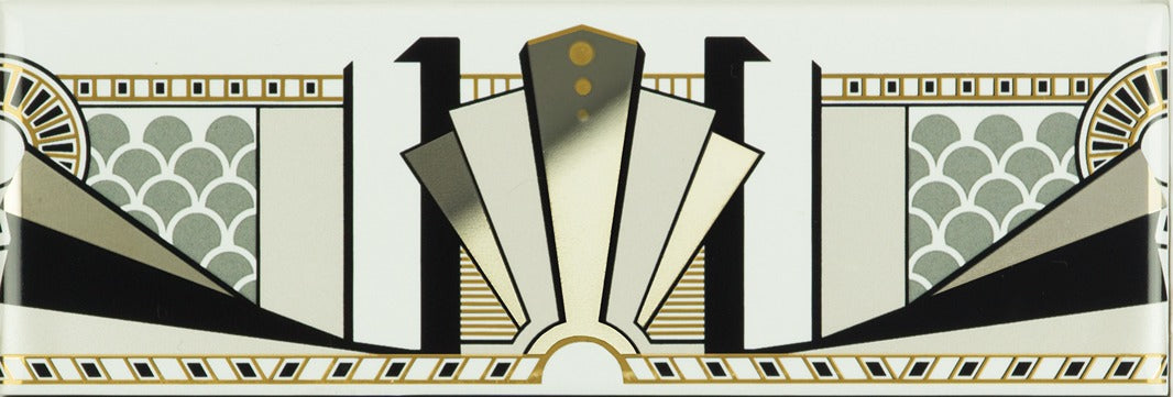 Original Style Artworks Art Deco Manhattan Border-Left Hand Set-IM-0012409