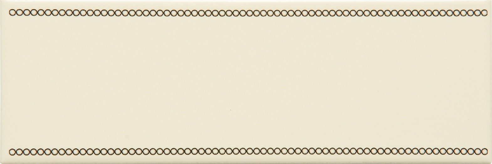 Original Style Artworks Beaded Border Charcoal Grey on County White-
