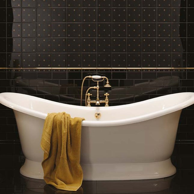 Original Style Artworks Fleur de Lis 2-Tile Set-