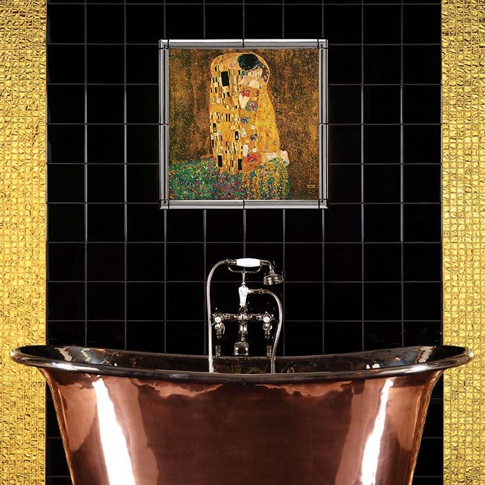 Original Style Artworks Gustav Klimt: The Kiss Masterpiece Tile-