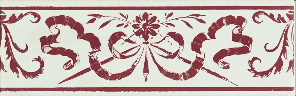 Original Style Artworks Love Knot Border-Burgundy-IM-0011872