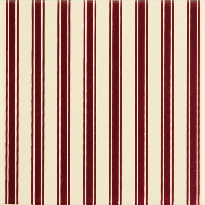 Original Style Artworks Regency Stripe-Burgundy on County White-IM-0012083