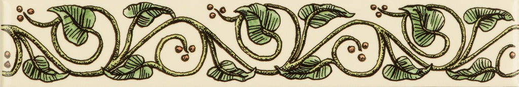 Original Style Artworks Trailing Ivy Classical Border on County White-Green-IM-0012913
