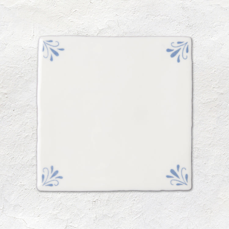 Original Style Country Delft Ada Blue Ceramic Wall Tile 13x13cm