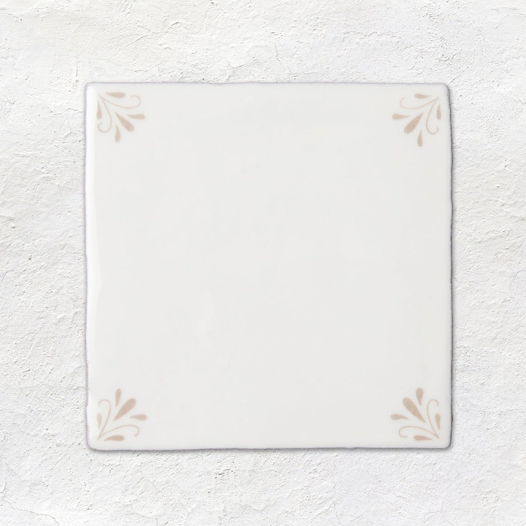 Original Style Country Delft Ada Taupe Ceramic Wall Tile 13x13cm