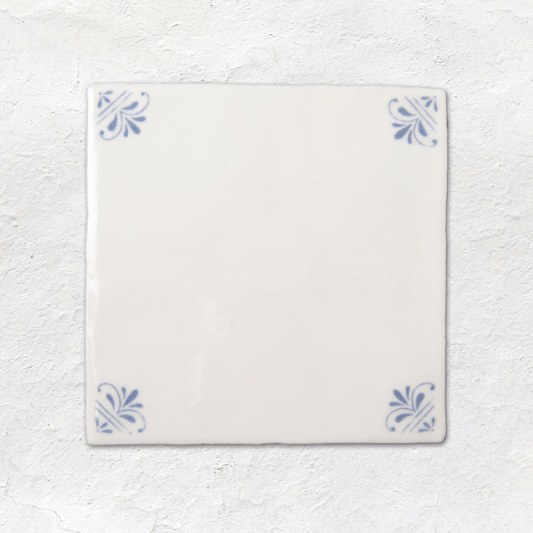Original Style Country Delft Beatrix Blue Ceramic Wall Tile 13x13cm