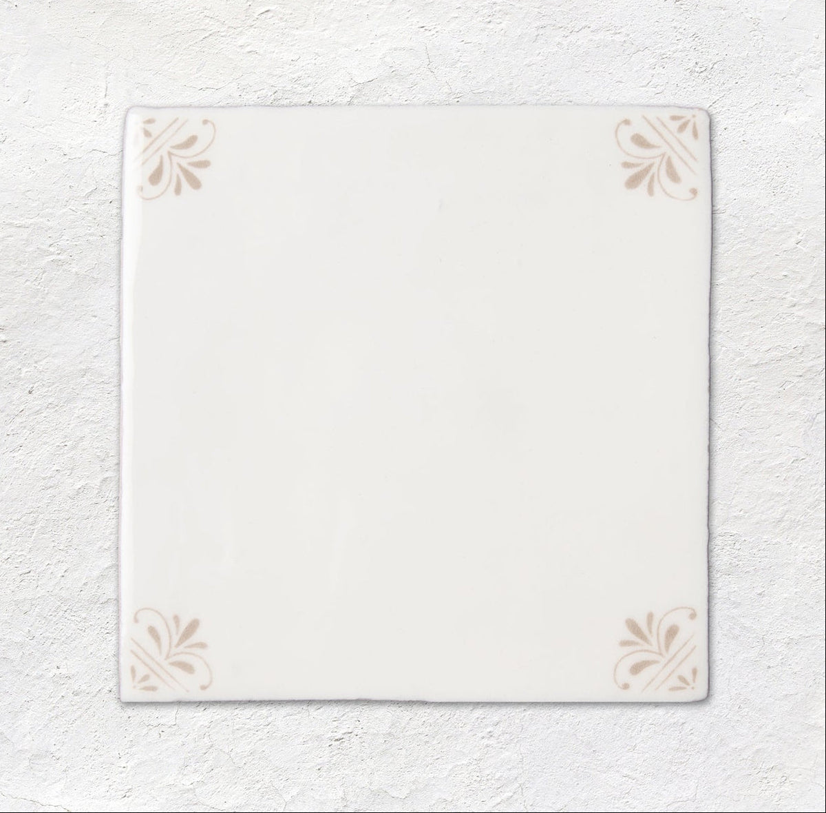 Original Style Country Delft Beatrix Taupe Ceramic Wall Tile 13x13cm