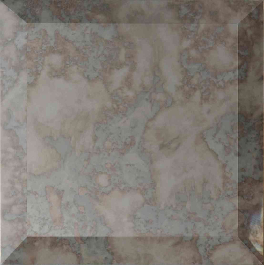 Original Style Glassworks Antique Mirror Bevel Finishing Piece Tile 10x10cm-