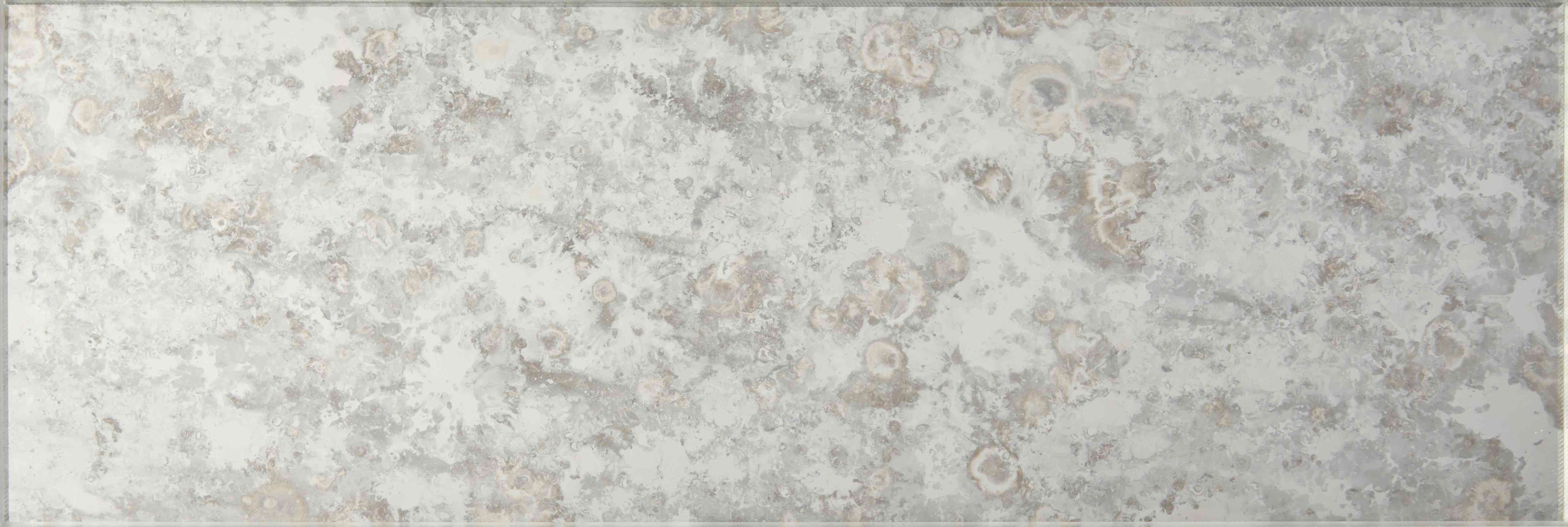 Оriginal Style Glassworks Brick Antique Mirror White Tile 10x30cm-