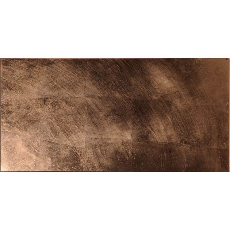 Оriginal Style Glassworks Copper Leaf Decorative Effects Glass Tile 30x60cm-