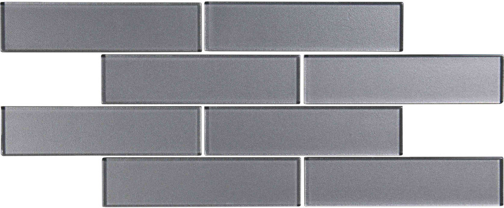 Original Style Glassworks Erebos Brickbond Mosaic Tile 20x40cm-