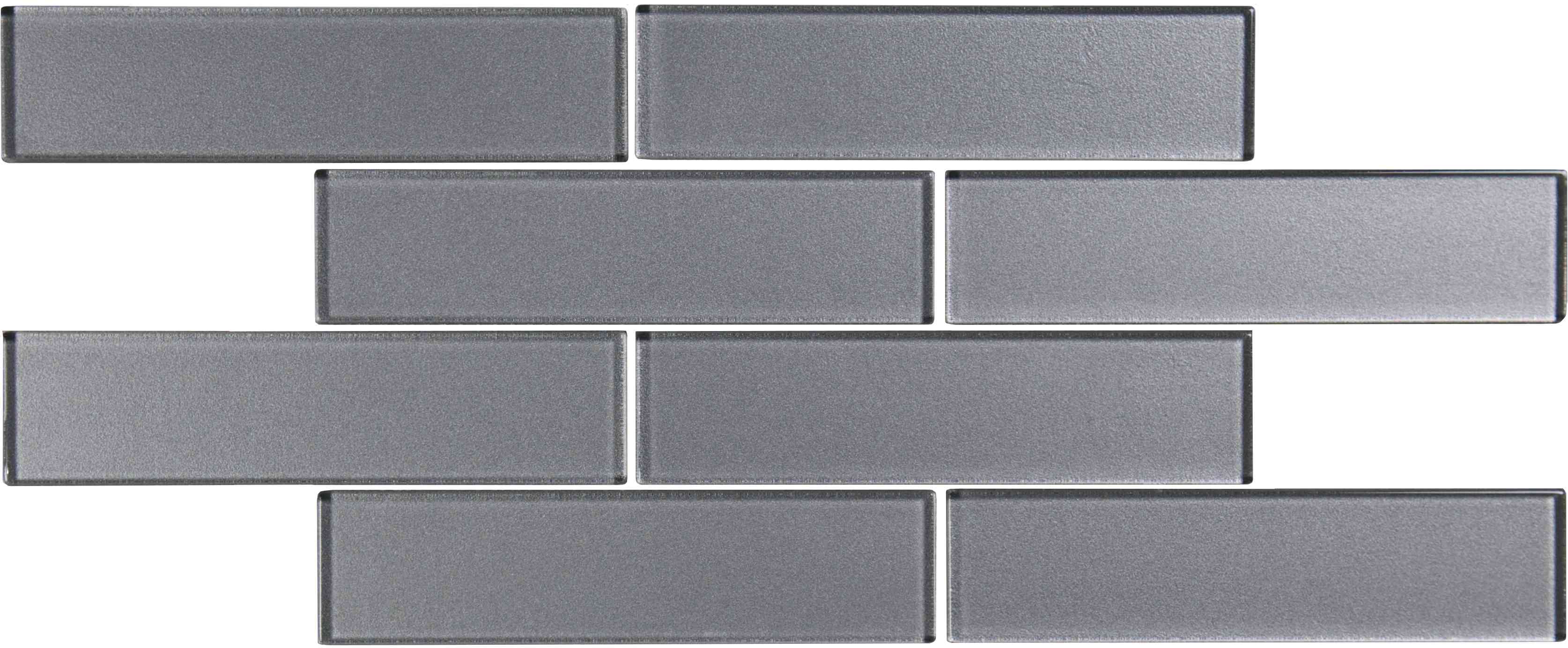 Original Style Glassworks Erebos Brickbond Mosaic Tile 20x40cm-