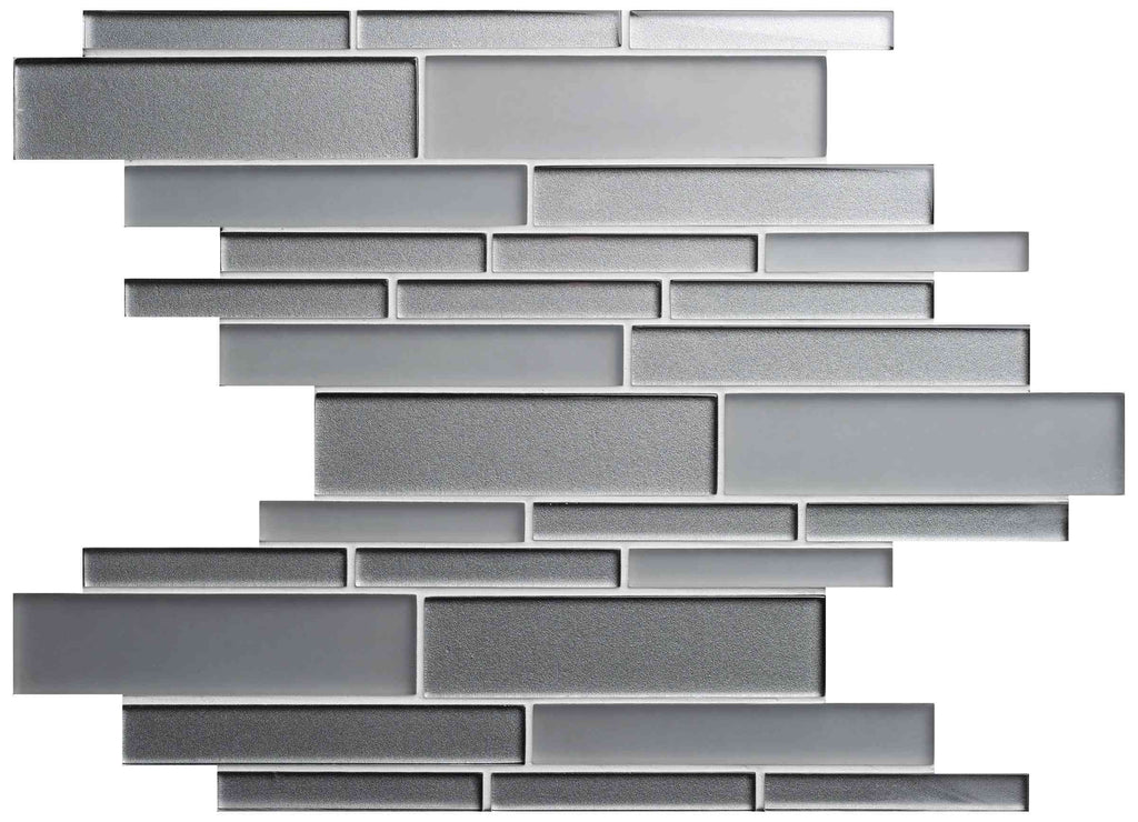 Original Style Glassworks Erebos Mixed Format Mosaic Tile 30x30cm-
