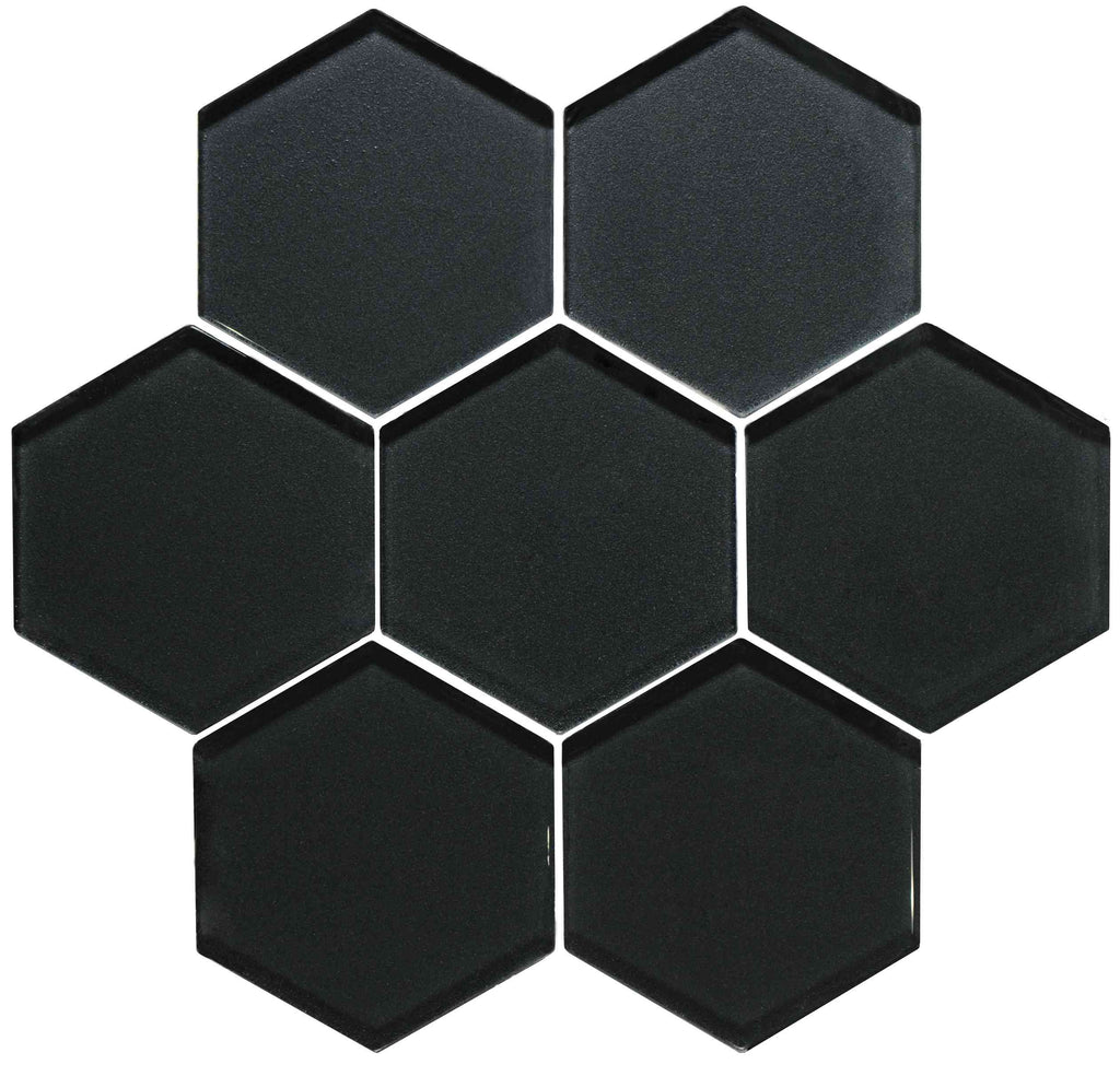 Original Style Glassworks Hera Metallic Hexagon Mosaic Tile 30x30cm-