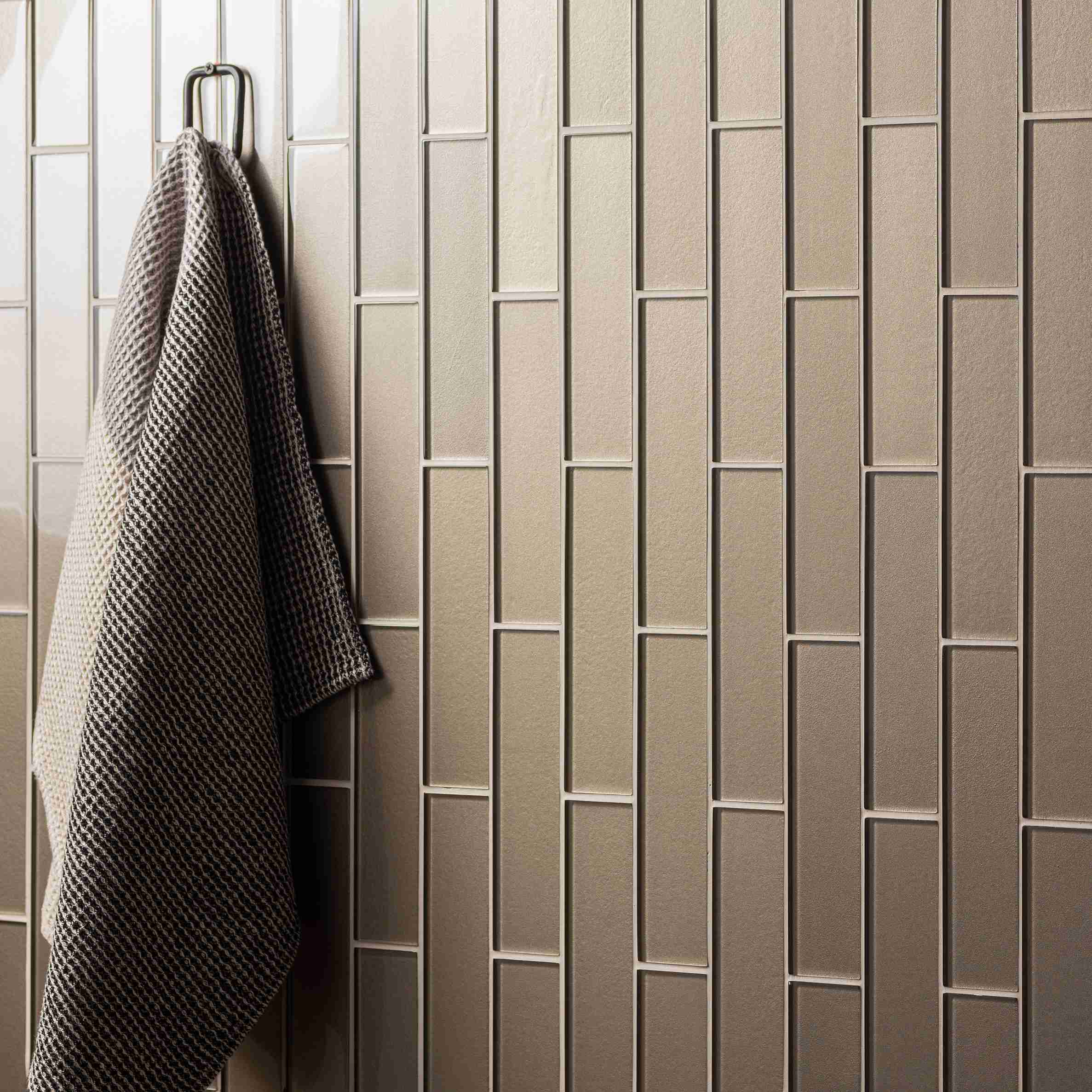 Original Style Glassworks Hypnos Brickbond Mosaic Tile 20x40cm-
