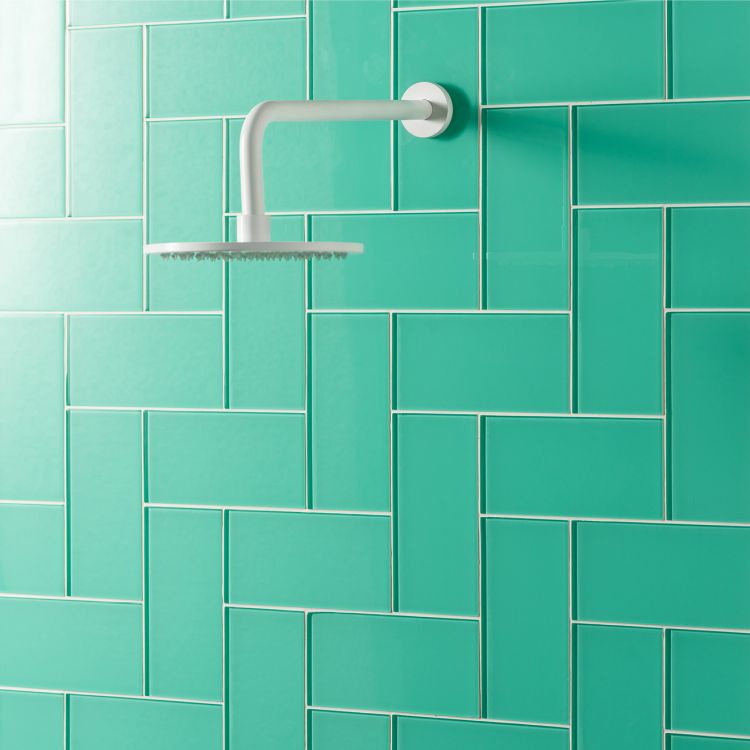 Original Style Glassworks Mississippi Clear Glass Tile 10x20cm-