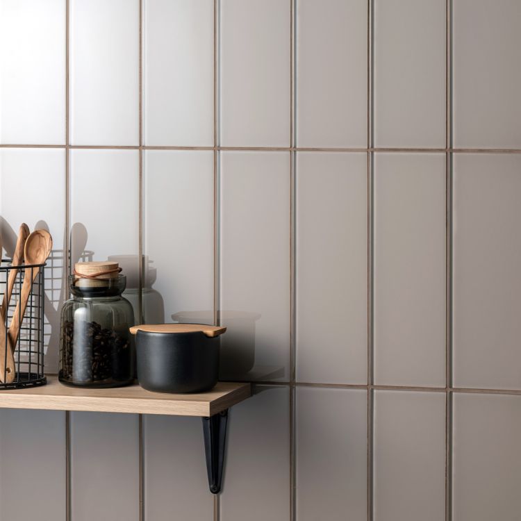 Original Style Glassworks Sala Clear Glass Tile 10x30cm-