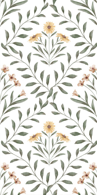 Original Style Living Arts & Crafts Flora Pink Ceramic Wall Tile 30x60cm