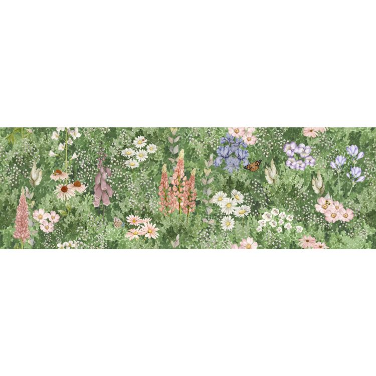 Original Style Living English Garden Floral Single Tile 30x100cm-