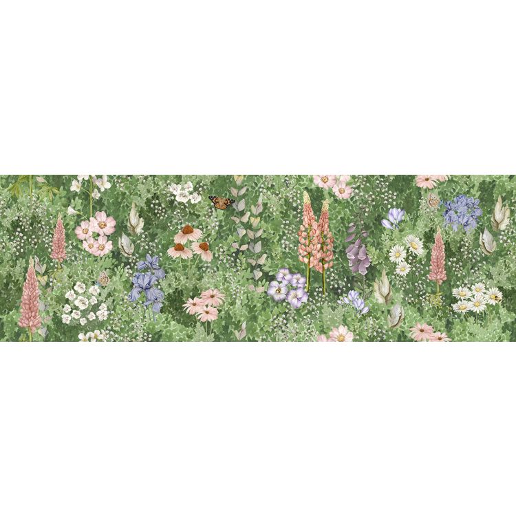 Original Style Living English Garden Floral Single Tile 30x100cm-