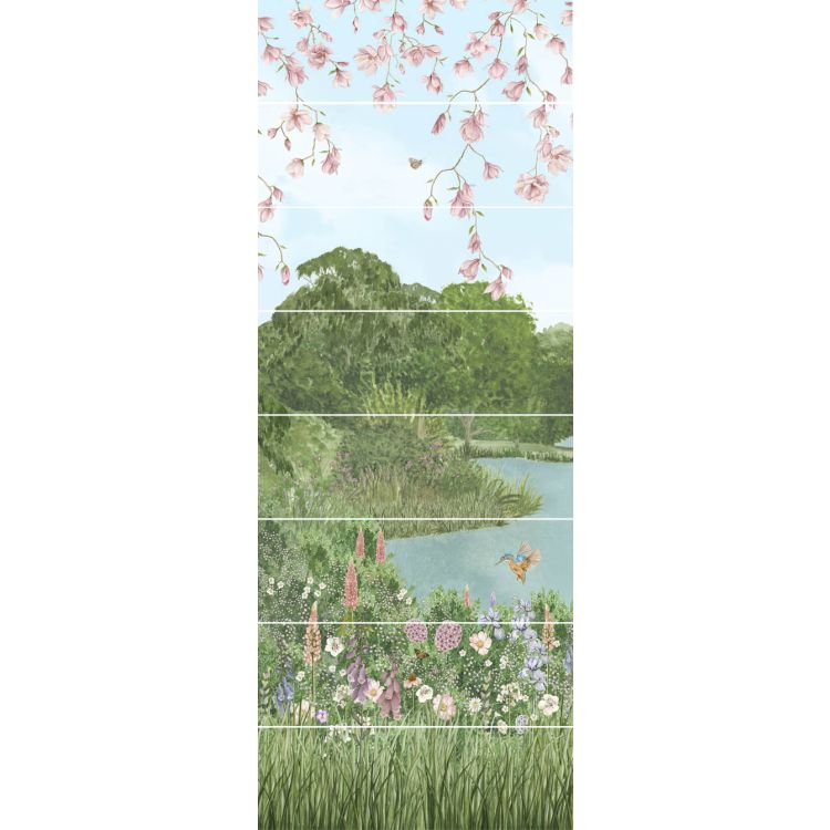 Original Style Living English Garden Panel A 100x250cm-