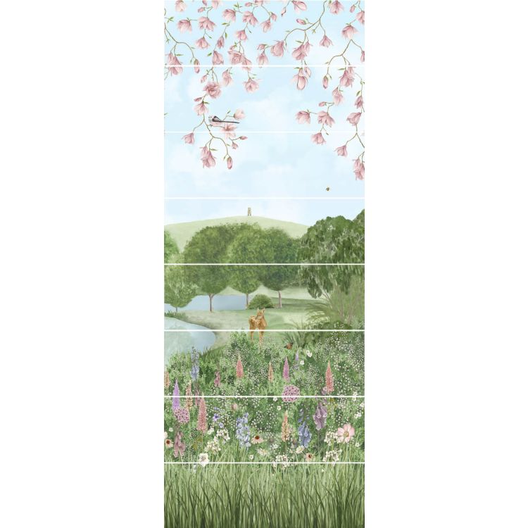 Original Style Living English Garden Panel C 100x250cm-