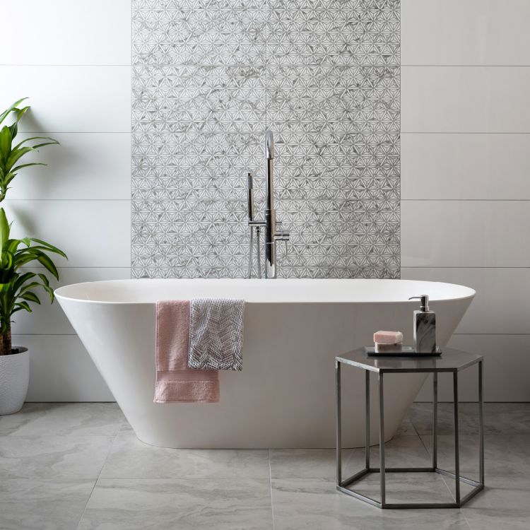 Original Style Living Palazzo Prisma Polished Glazed Ceramic Tile 30x60cm-