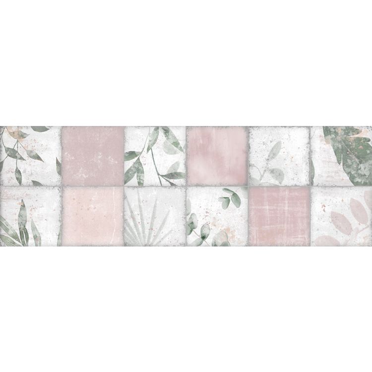 Original Style Living Patchwork Botanical Rose Tile 30x100cm-
