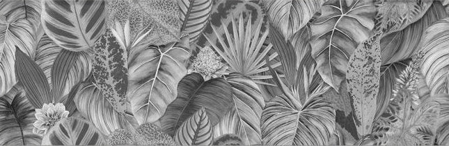Original Style Living Tropical Oasis Monochrome Single Tile 30x100cm