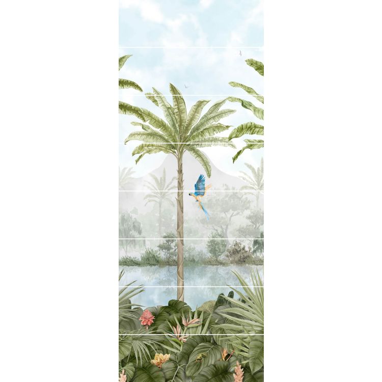 Original Style Living Tropical Oasis Panel C 100x250cm-