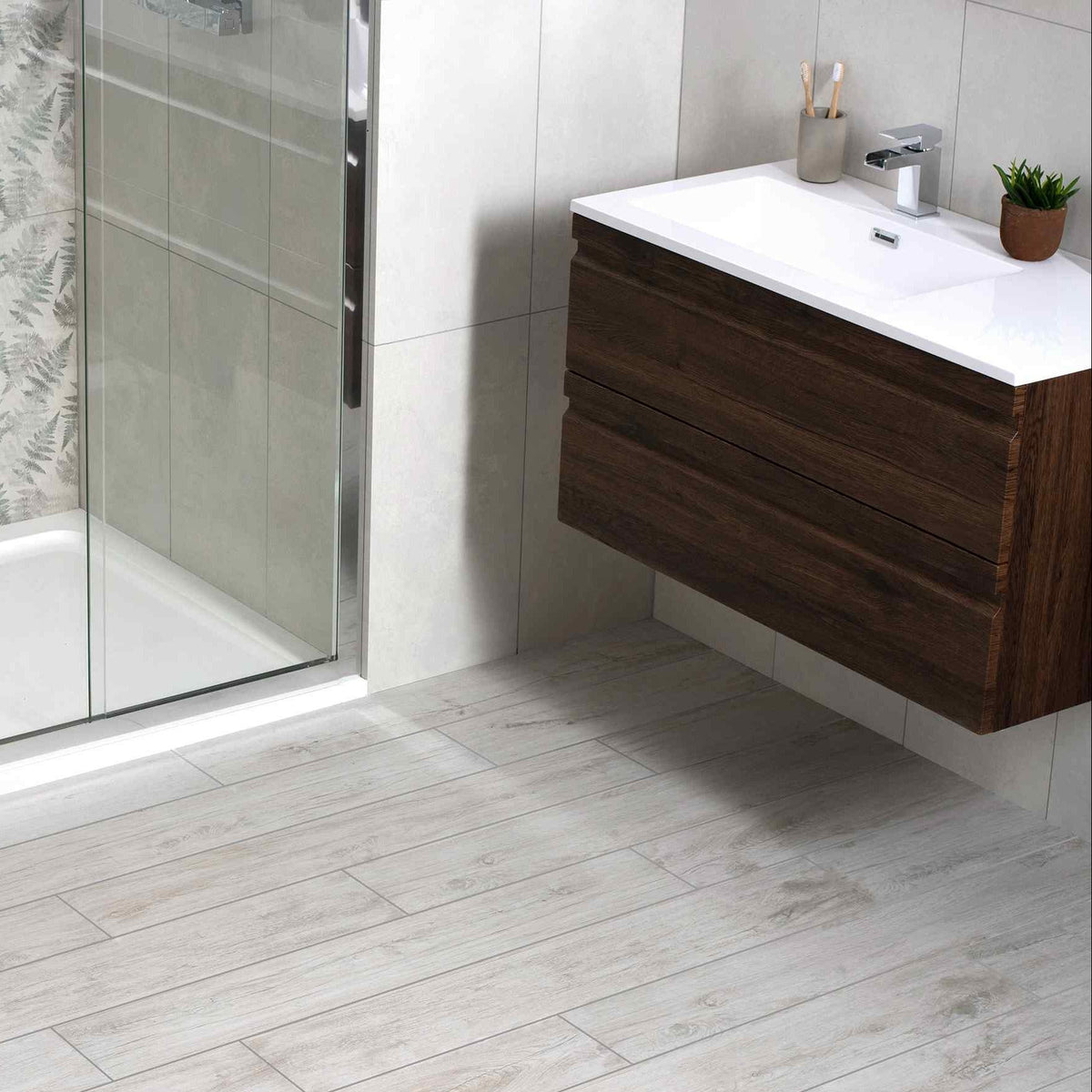 Original Style Living View Off White Matt Glazed Ceramic Tile 30x60cm-