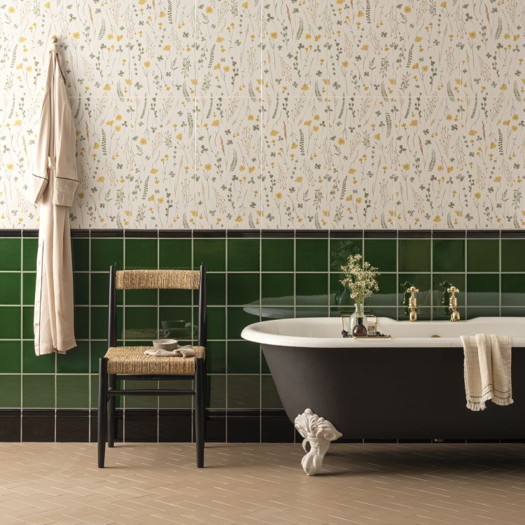 Original Style Living Wildflower Gold Tile 30x60cm-