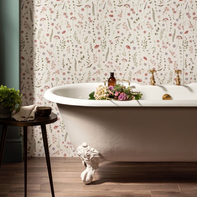 Original Style Living Wildflower Rose Tile 30x60cm-