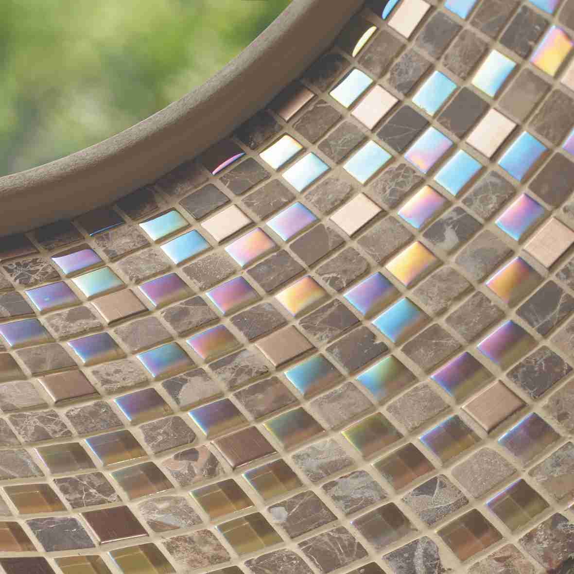 Original Style Mosaics Divine Earth And Fire Mixed Mosaic Tile 30x30cm-