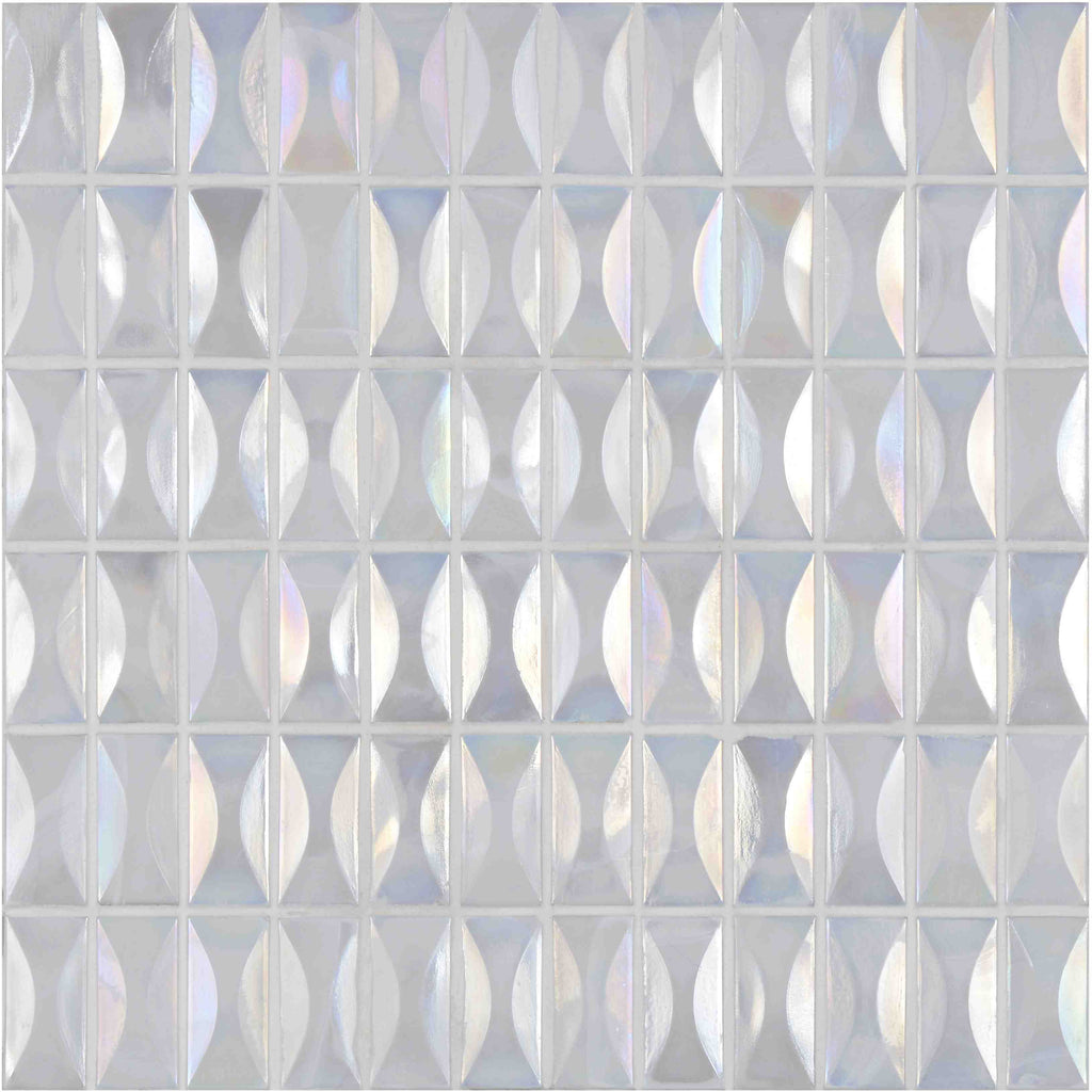 Original Style Mosaics Ice Glass Iridescent Mosaic Tile 30x30cm-