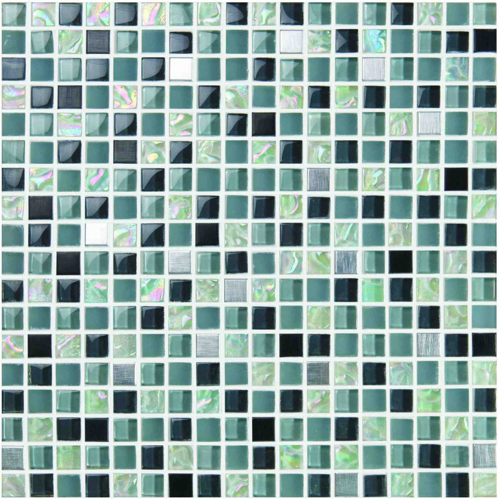 Original Style Mosaics Kandahar Earth And Fire Mixed Mosaic Tile 30x30cm-