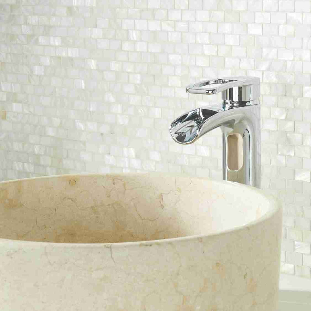 Original Style Mosaics Pearl Brickbond Shell Mosaic Tile 32x31cm-