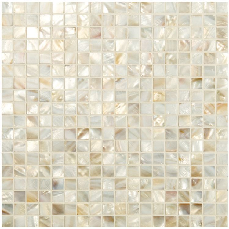 Original Style Mosaics Purity Shell Mosaic Tile 30x30cm-