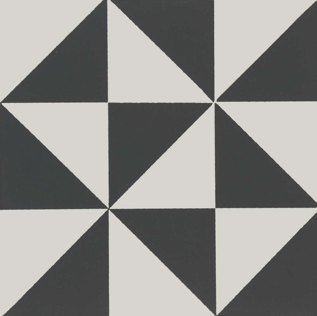 Original Style Odyssey Avignon Black on Dover White 15x15cm-