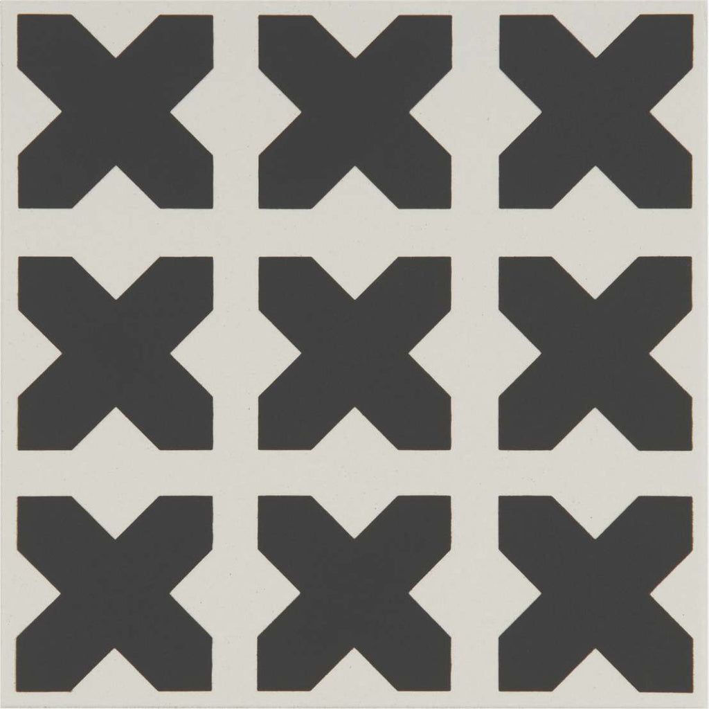 Original Style Odyssey Babylonian Black on Dover White 15x15cm-