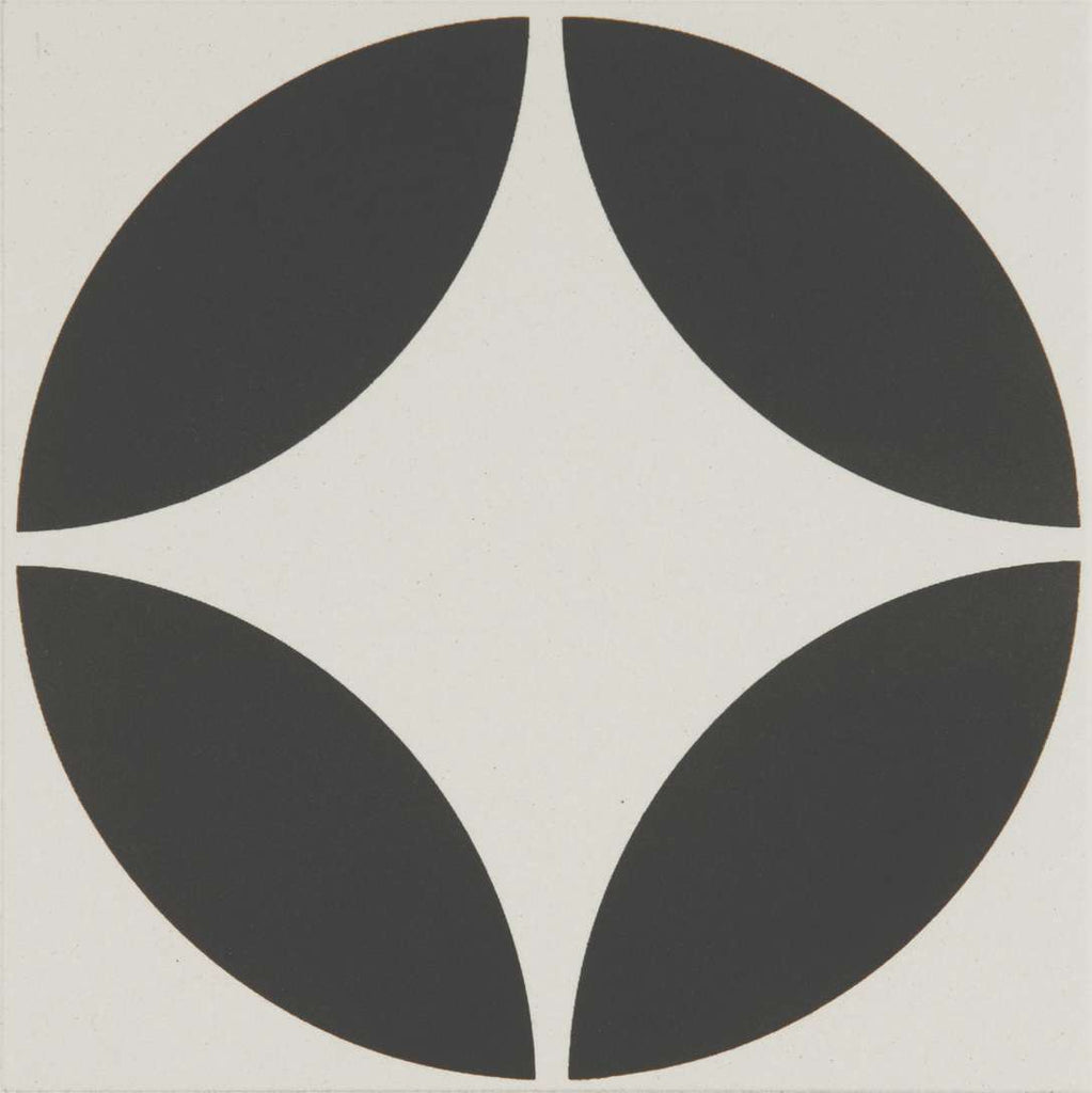 Original Style Odyssey Bavaria Black on Dover White 15x15cm-