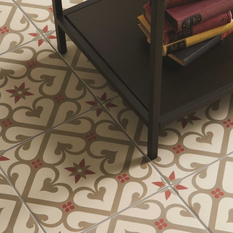 Original Style Odyssey Grande Epoque Rose Tile 30x30cm-