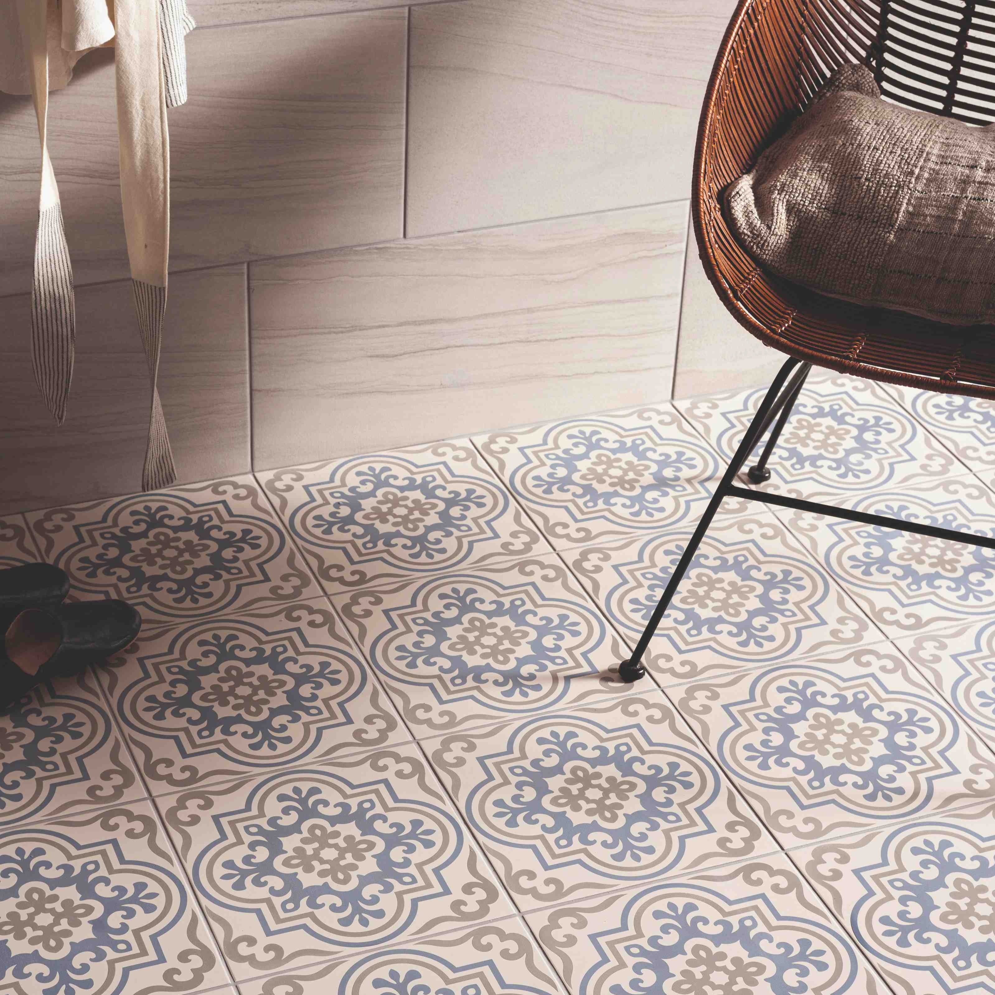 Original Style Odyssey Grande Vogue Light Blue/Stone on Chalk Tile 30x30cm-