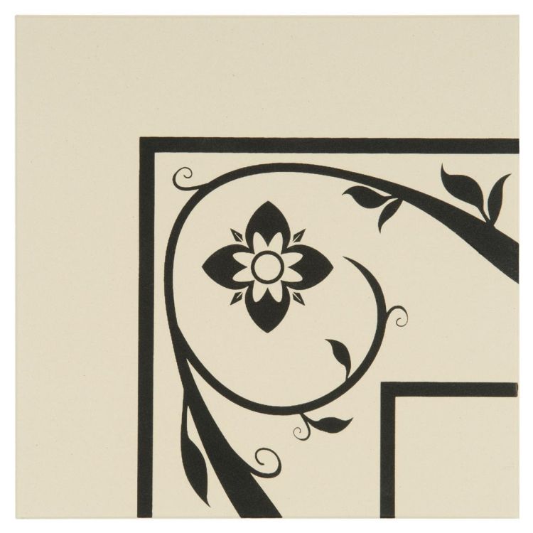 Оriginal Style Odyssey Primo Saxon Corner Black on White 15x15cm-