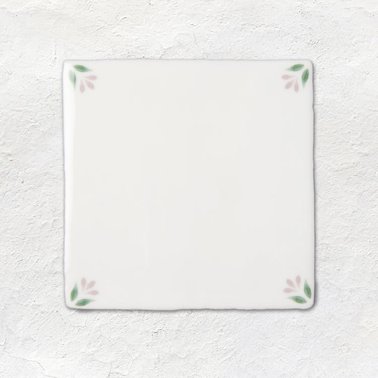 Original Style Spring April Rose Ceramic Wall Tile 13x13cm