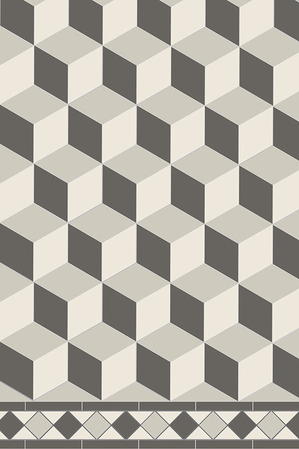 Original Style Victorian Bloomsbury Pattern-Floor-Tile