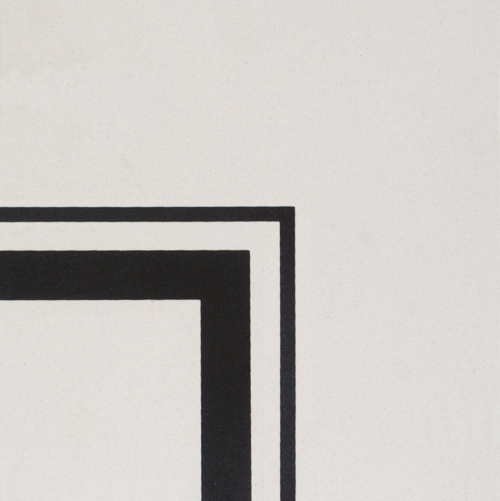 Original Style Victorian Cavendish External Corner Black on Dover White-Floor-Tile