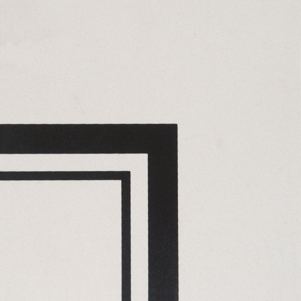 Original Style Victorian Cavendish Internal Corner Black on Dover White-Floor-Tile